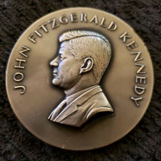 1961 John F.  Kennedy.  999,  Pure Silver Inauguration Medal - Medallic Art Co Ny