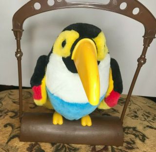 Chain Fong Talking Parrot Macaw Toucan Battery Operated