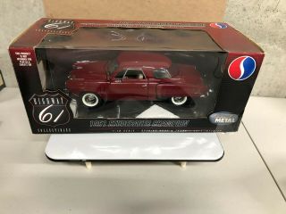 Highway 61 1951 Studebaker Champion Coupe RED 1:18 Scale Diecast Model Car 3708 2