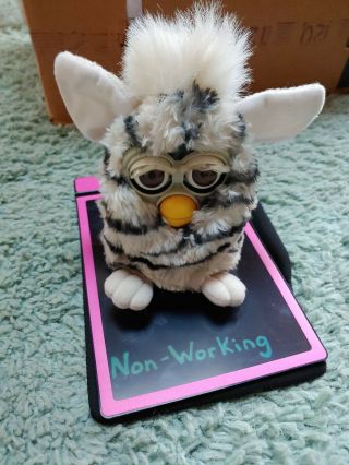 Furby Zebra With Brown Eyes - Non -
