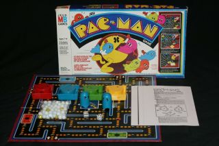 Vintage Milton Bradley Pac - Man Game Board Game Canadian Version Pacman