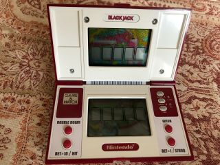 Game & watch Nintendo Black jack multi - screen BJ - 60 1985 2