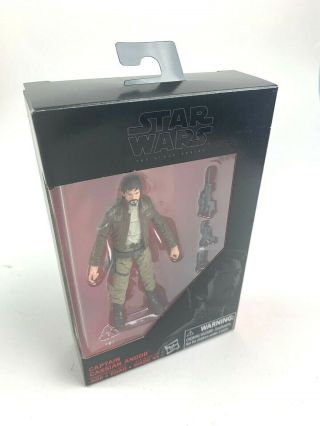 Star Wars Rogue One The Black Series Captain Cassian Andor 3.  75 " Figure