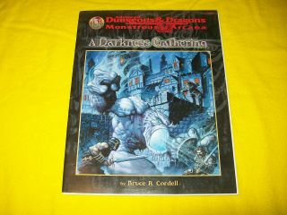 A Darkness Gathering Dungeons & Dragons Ad&d Monstrous Arcana Tsr 9570 - 1