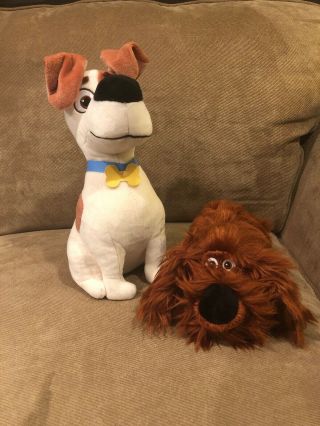 Max And Duke Plush Secret Life Of Pets Stuffed Dogs By Ty