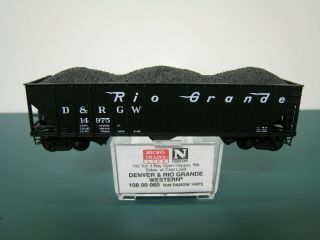 Micro - Trains N Scale Denver & Rio Grande D&rgw 100 Ton Coal Car Road 14975