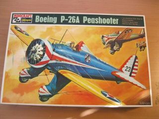 1/32 Boeing P - 26 Peashooter Hasegawa / Minicraft Js - 092 Plastic Model Kit