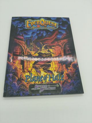 Everquest Role Playing Game Plane Of Hate Paperback Sword & Sorcery