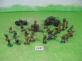 Vintage Airfix & Other Model Kits 1/72 Plastic Soldiers & Few Vehicles 2187
