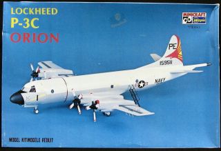 1/72 Hasegawa Models Lockheed P - 3c Orion Anti Sub Patrol Plane