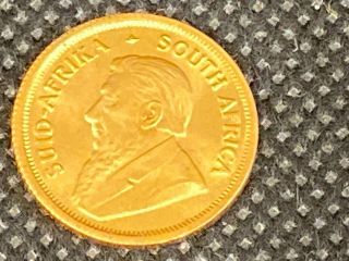 1982 - Gem Bu - 1/10 Oz South African Gold Krugerrand Coin