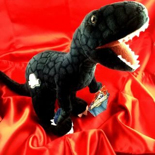Jurassic World Plush Blue Raptor Dinosaur 15” Tall Stuffed Animal Toy With Tag