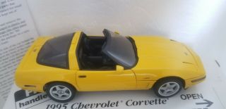 Danbury 1995 Zr - 1 Chevrolet Corvette 2 Tops Title Care Sheet Box 1:24