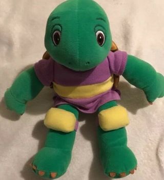 Franklin The Turtle Soccer Talking Plush Stuffed 1986 Nelvana Kidpower