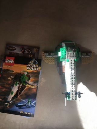 Lego Star Wars 7144 Slave 1 Boba Fett - 100 Complete W/ Instructions,  Box