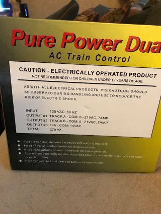 MRC AH601 O Pure Power Dual Power AC Train Control (270 Watts) 2