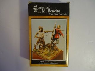 Miniaturas F.  M.  Beneito Md/17 54mm Isandlwana 1879 Cast Metal Model