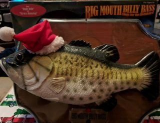 Big Mouth Billy Bass Sings For The Holidays Singing Fish 2002