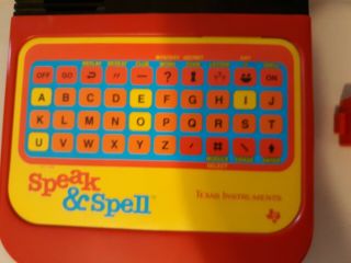 Vintage 1978 Texas Instruments Speak And Spell Great Toy. 3
