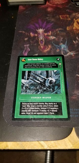 Laser Cannon Battery From Coruscant Star Wars Ccg Swccg 2