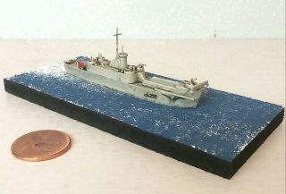 1:700 Scale Built Plastic Model Ship Wwii Allies Lci Landing Craft Infantry
