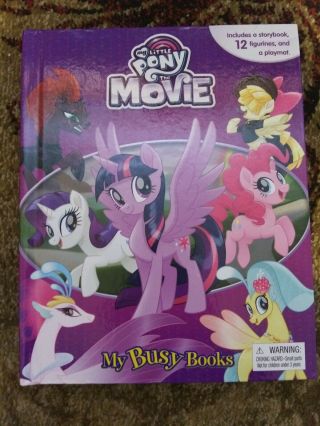 My Little Pony The Movie Busy Book - Story 12 Figures,  Playmat