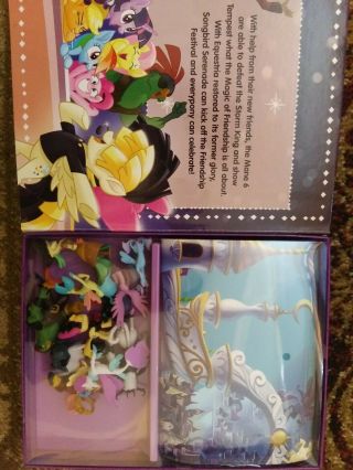 MY LITTLE PONY THE MOVIE BUSY BOOK - STORY 12 FIGURES,  PLAYMAT 2