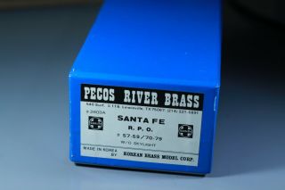 Pecos River Brass Santa Fe Rpo No Skylight By Korean Brass Model Co