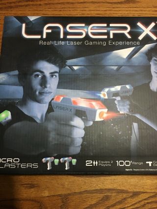 Laser X Micro Blasters Set Of 2 Players Real Life Laser Gaming Experience