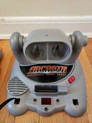 Vintage Arcadia Duck Hunter Toy Game System Gun Toymax Electronic Skeet Shoot 2