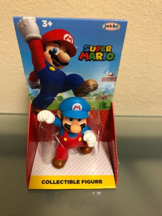 Mario World Of Nintendo Jakks 2.  5 " Ice Mario Figure