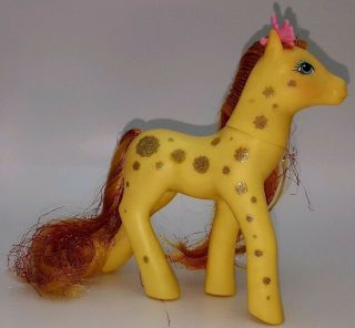 Vintage My Little Pony G1 " Twinkler " (glittery Sweetheart Sister Ponies) 1988