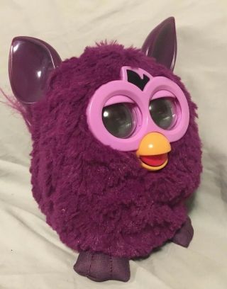 2012 Furby Pink Purple Great Hasbro Talking Toy