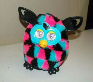 Furby Boom [pink/black/blue] (2012,  Hasbro,  Great,  Digital Eyes, )