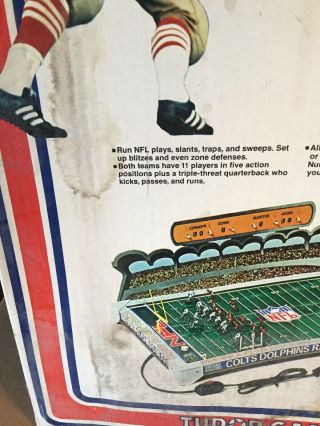Vintage NFL Electric Football From Tudor Games Box Cowboys VS 49ers - No Players 2