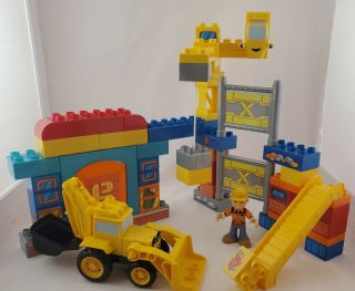 Mega Blox Bob The Builder Work Yard Build - Up (fff24) - Complete Set Discontinued