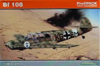 Eduard 1:48 Messerschmitt Bf - 108 Profipack Edition Plastic Model Kit 8078u