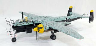 1/48 Tamiya - Heinkel He 219 A - 7 " Uhu " - Built & Painted