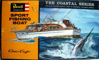Revell H - 387 - Chris Craft Sport Fishing Boat - 1964 The Coastal Series