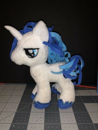 Prince Shining Armor Unicorn Blue White My Little Pony Hasbro Plush 7 " Toy 2014