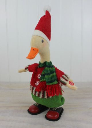 Musical Walking Waddling Singing Santa Christmas Duck 14 "