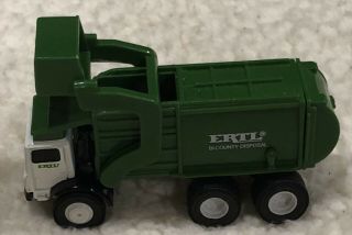 Ertl Bicounty Disposal Garbage Truck Toy 1/64 Scale