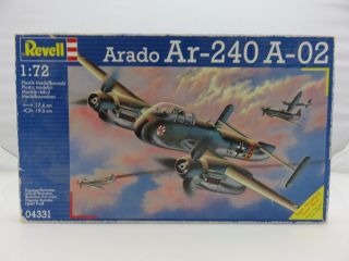 Revell Arado Ar - 240 A - 02 1/72 Scale Plastic Model Kit Unbuilt 1994