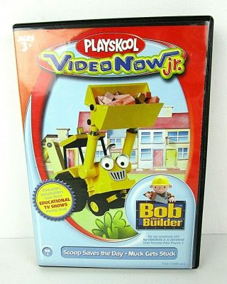 Playskool Videonow Jr.  Pvd Bob The Builder Scoop Saves & Muck Get Stuck