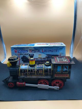 Vintage Western Special Locomotive Plastic Tin Train Smoking Parts