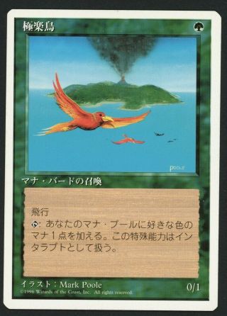 1x Japanese Birds Of Paradise Mtg 4th Edition - Kid Icarus -