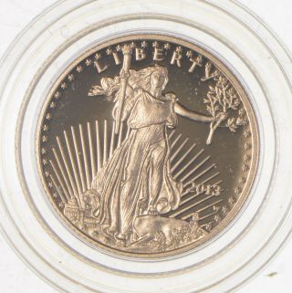 2013 $5.  00 1/10 Oz.  Gold American Eagle - U.  S.  Gold Coin 489