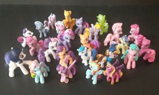 25 My Little Pony Mlp Mini Figures Hasbro. ,  Unicorns,  Wings,  Rainbow
