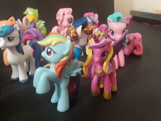 25 My Little Pony MLP Mini Figures Hasbro. ,  unicorns,  wings,  rainbow 2
