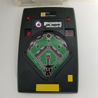 Vintage Entex Electronics Electronic Baseball Instructions Scorecards 70s 2